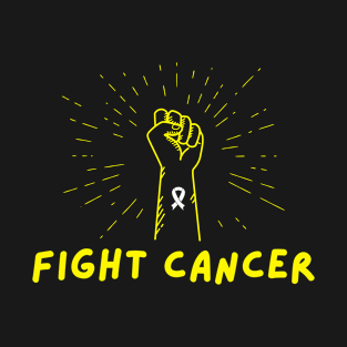 Fight cancer printed T-Shirt