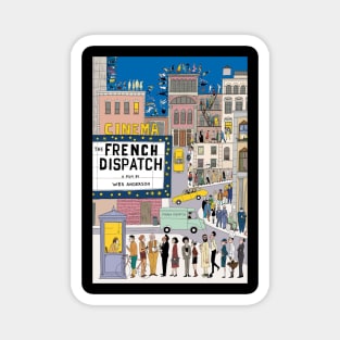 The French Dispatch Cinema Poster Magnet