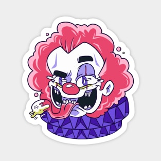 Creepy Clown Magnet