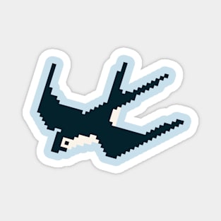 Cute Swallow pixel art Magnet