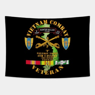 Vietnam Combat Veteran - F Troop 4th Cav Hunt Kill w SVC Tapestry