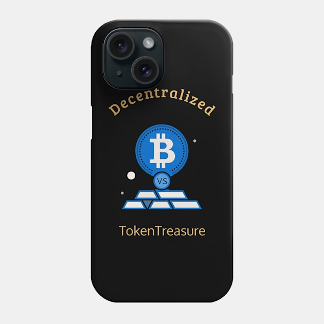 Decentralized token treasure finance Phone Case by bestplanetbuyers