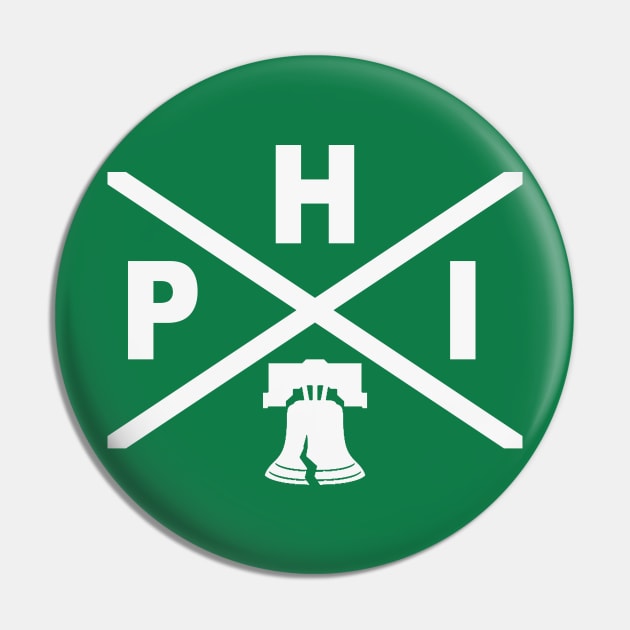 PHI Crest Pin by Philly Drinkers