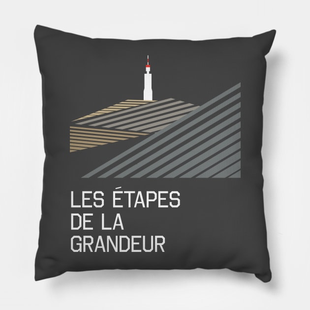 THE STEPS TO GREATNESS Pillow by reigedesign