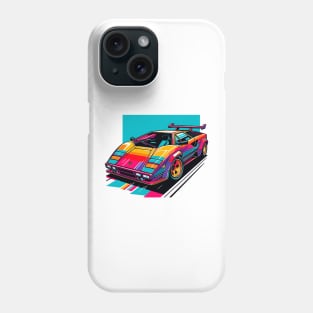 Lamborghini Countach Phone Case