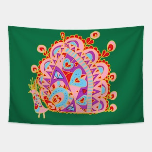 Peacock Bird Tapestry