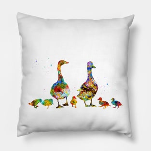 Duck Family Pillow