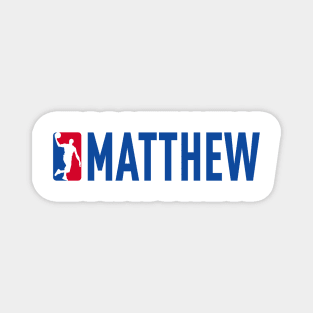 Matthew NBA Basketball Custom Player Your Name T-Shirt Magnet