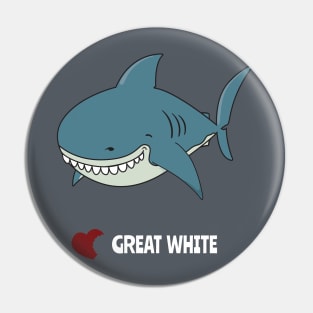 Love Great white Pin