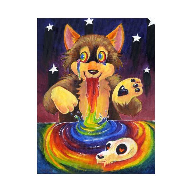 Rainbow Puppy Nightmare by LobitoWorks