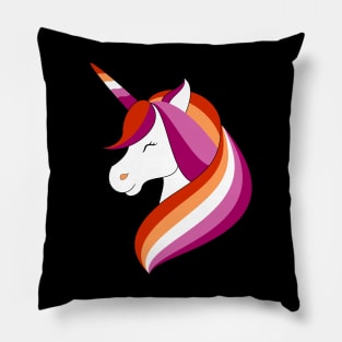 Lesbian Unicorn Pillow