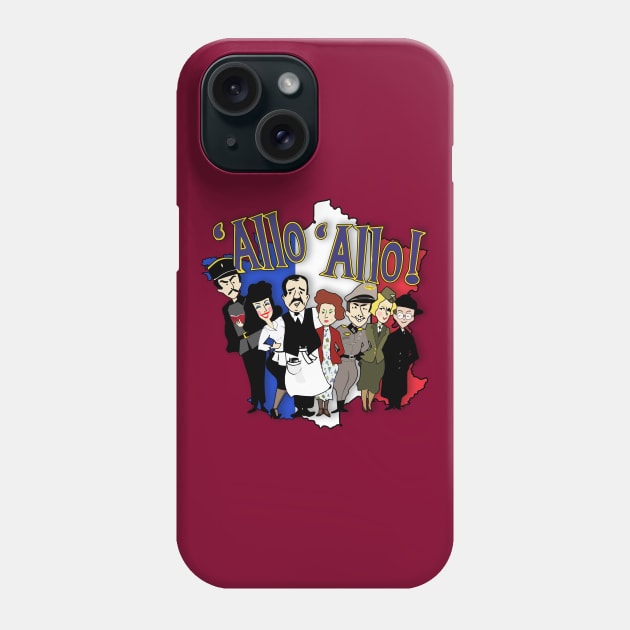 'Allo 'Allo! (HAODS 2019) Phone Case by MarinasingerDesigns