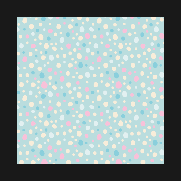 Sweet Blue Polka Dots by greenoriginals