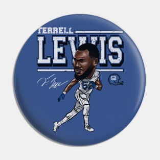 Terrell Lewis Los Angeles R Cartoon Pin