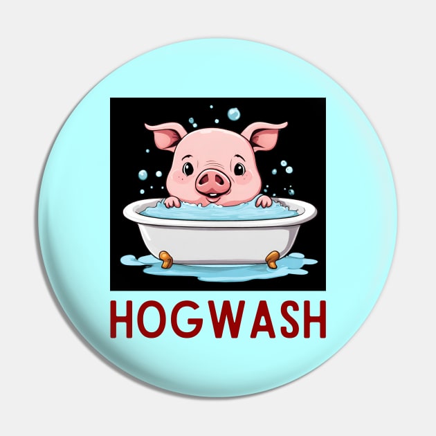 Hogwash | Pig Pun Pin by Allthingspunny