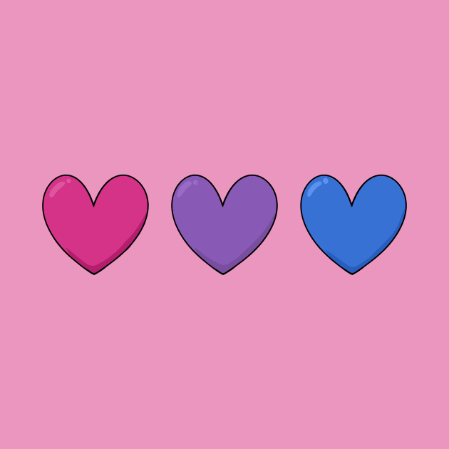 Bi Hearts! by Elisa_Arts