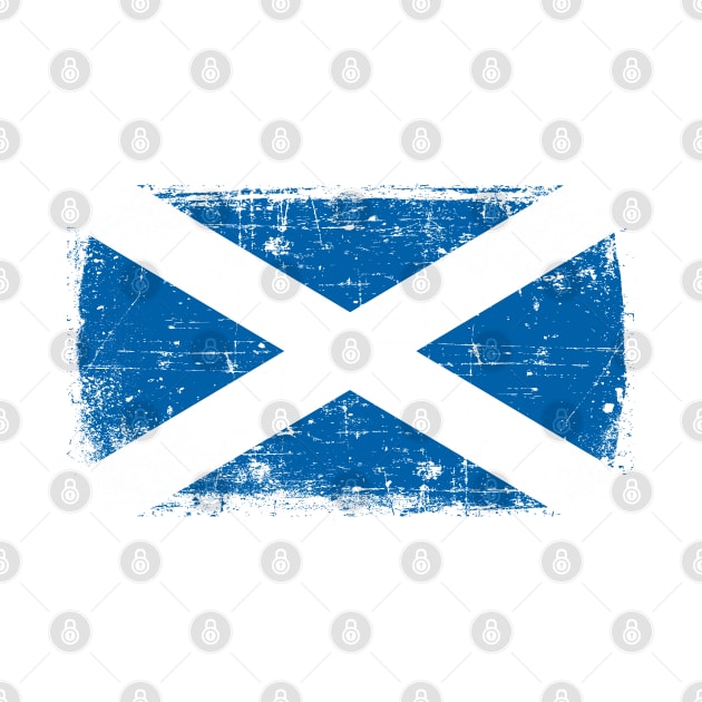 Saint Andrew's Cross, St Andrews | Scotland, Scottish Flag | Distressed Flag by stuartjsharples