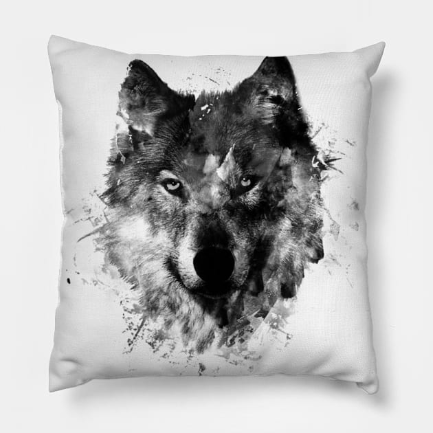 wolf like me Pillow by ruifaria