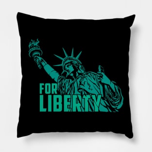 for liberty statue Pillow