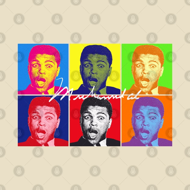 Muhammad Ali Pop Art by Bingung Mikir Nama Design