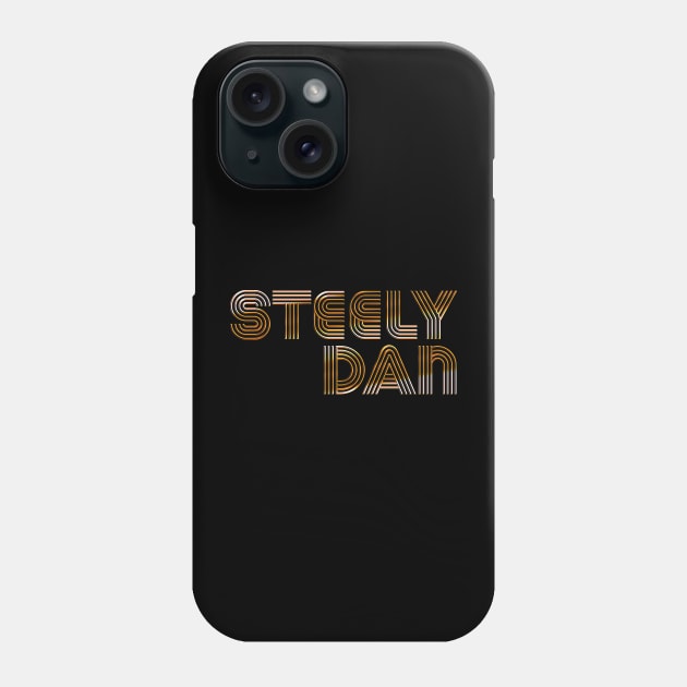 Steely Dan /// Retro Typography Design Phone Case by DankFutura