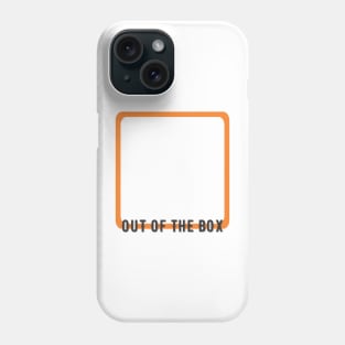 Out Of The Box Orange Black Phone Case