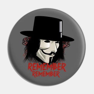 Remember Remember Pin