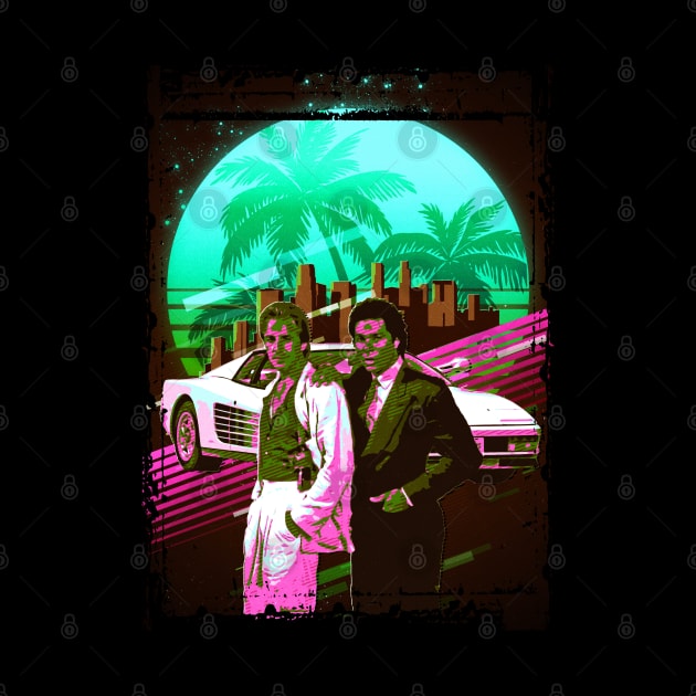 Miami vice retro by PrintstaBee