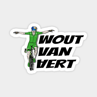 Wout Van Vert Tour de France 2022 - Green jersey champion Magnet