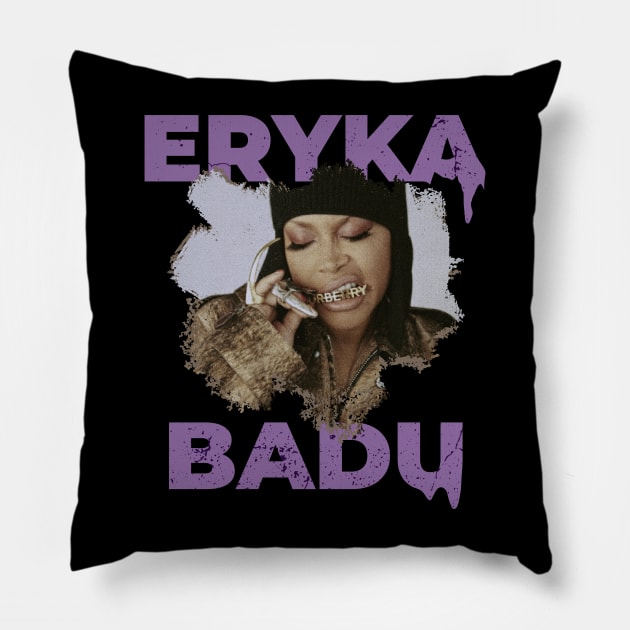 ERYKA BADU Pillow by Tee Trends