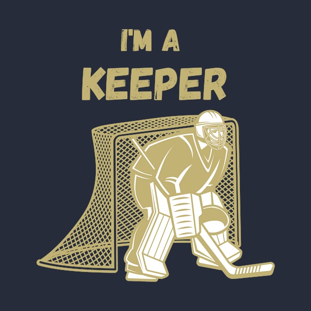 Hockey goalie by Sport-tees by Marino's