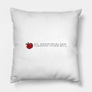 Mt. Swartzwelder Historical Cider Mill Logo Pillow