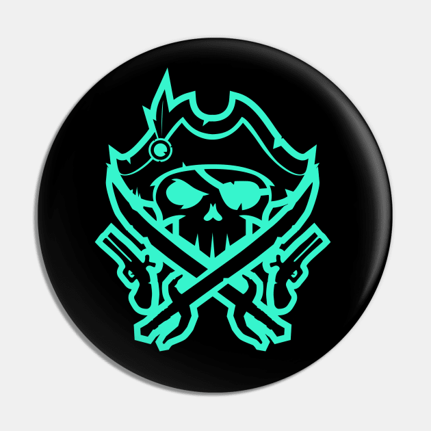 Pirate Swag Pin by AgentCMYK