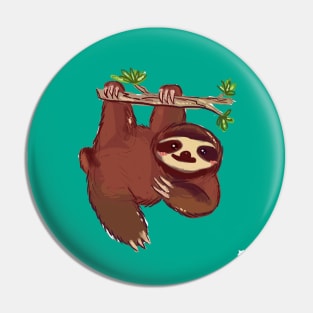 Thank You - Hanging Tree Sloth Pin