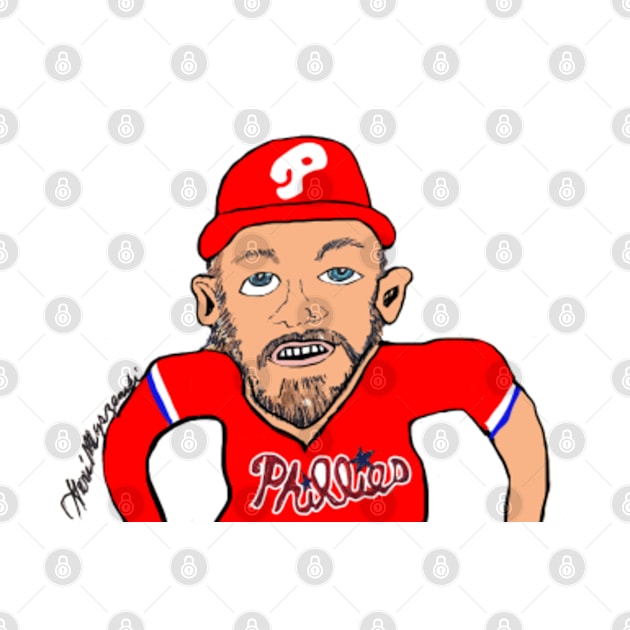 Bryce Harper Philadelphia Phillies by TheArtQueenOfMichigan 