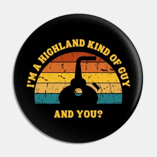 Highland Kind Of Guy Whisky Shirt Pin