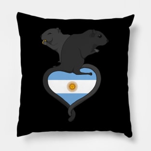 Gerbil Argentina (dark) Pillow