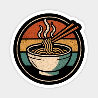 Retro Ramen Bowl Magnet