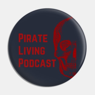 Pirate Living Podcast in Red Pin