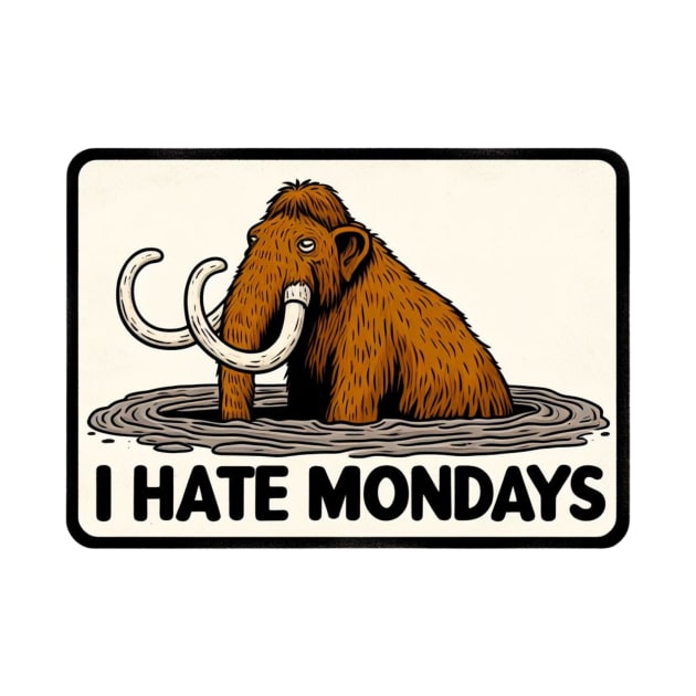 I Hate Mondays Like a Mammoth in Tar Pit by Shawn's Domain