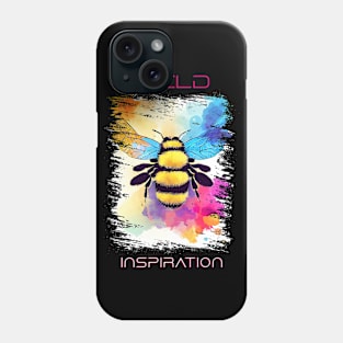 Bee Wild Nature Animal Colors Art Painting Phone Case