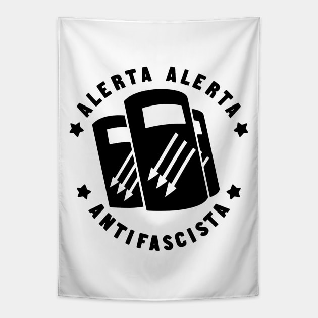 Alerta Alerta Antifascista Tapestry by prettyinpunk