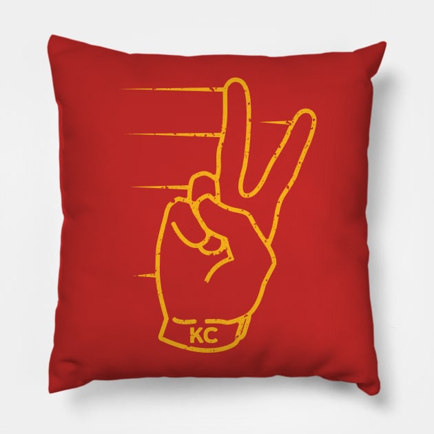 Peace Out Pillow by Samson_Co