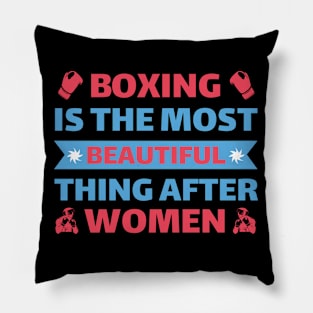 Boxing Art Pillow