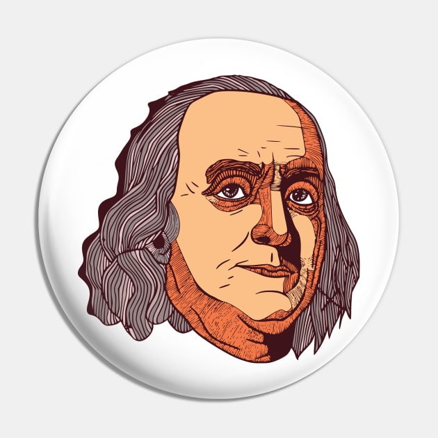 Benjamin Franklin Pin by Shapwac12