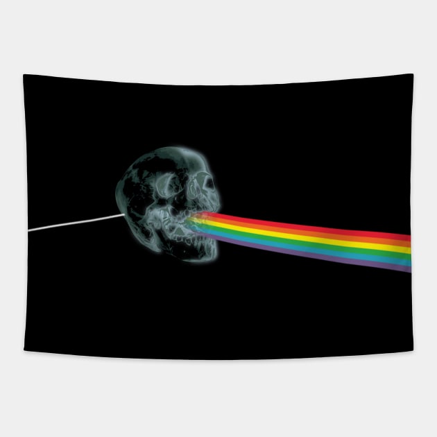 Dark Side of The Skull Tapestry by Dalekboy