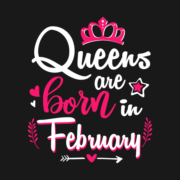 Women Queens Are Born In February by Manonee