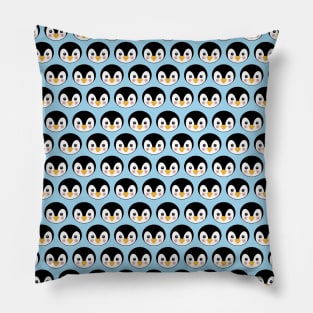 Cute Penguins Pattern Pillow