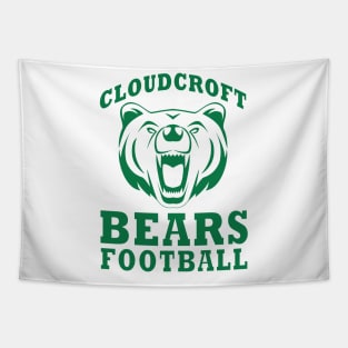 Cloudcroft Bears Football (Green) Tapestry