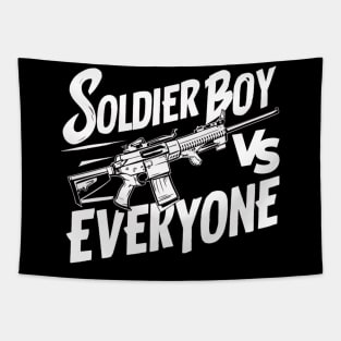 Soldier boy vs everyone , soldier lovet Tapestry